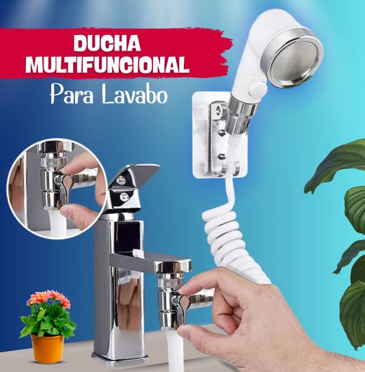DUCHA DE MANO CON ROCIADOR PARA LAVABO
