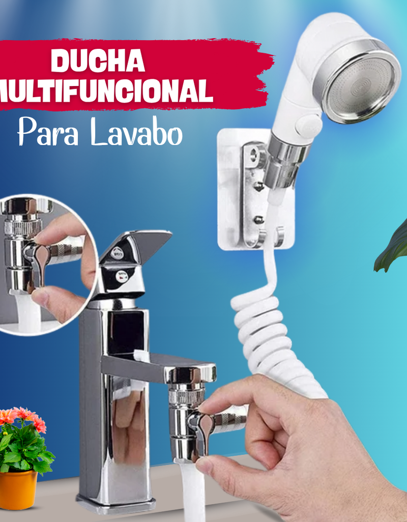 DUCHA DE MANO CON ROCIADOR PARA LAVABO