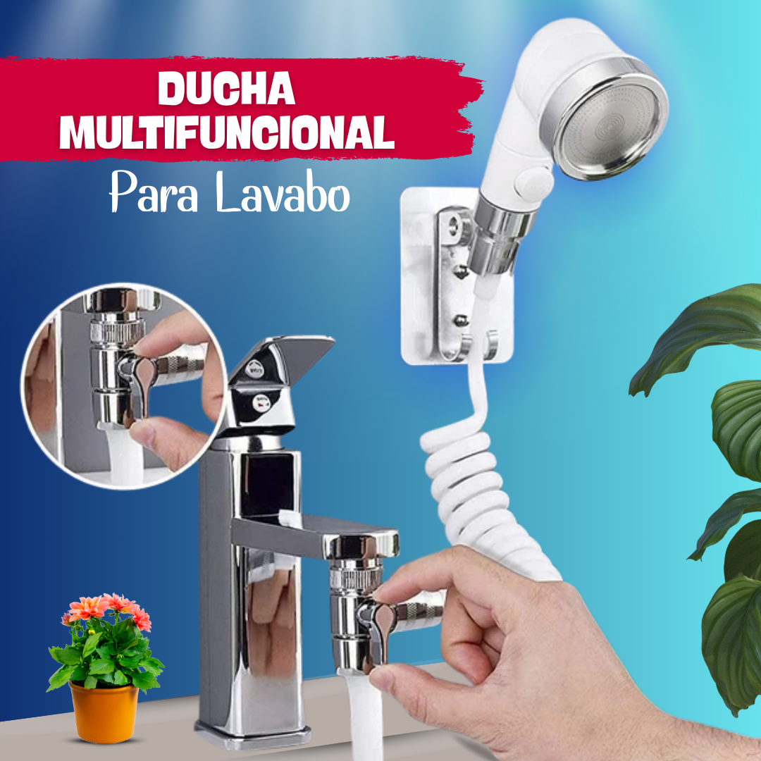 DUCHA DE MANO CON ROCIADOR PARA LAVABO